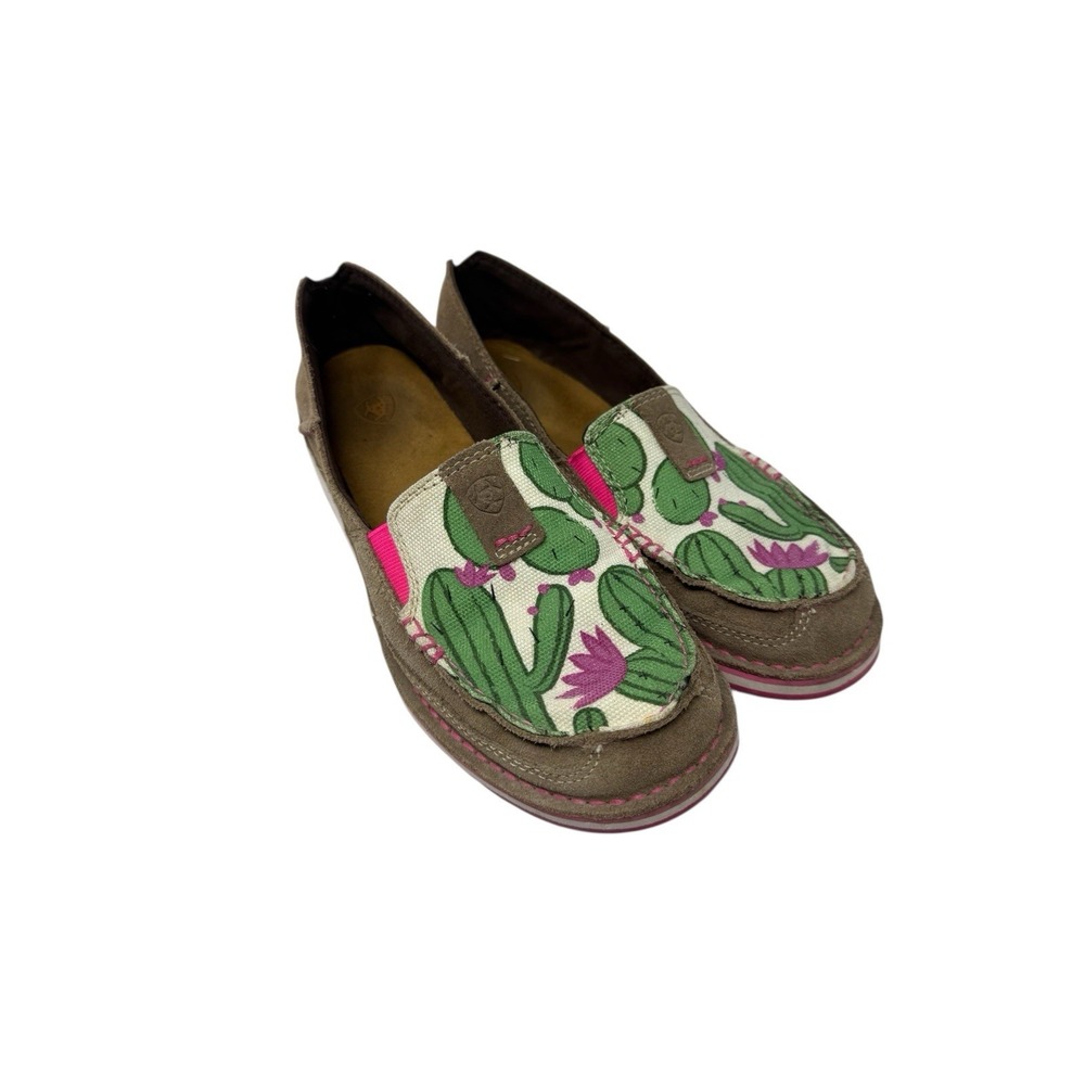 🔥Kick Off Your Boots🤠Ariat Cruiser Cactus Print southwestern Cowgirl‎ Loafer 8 - Picture 3 of 8